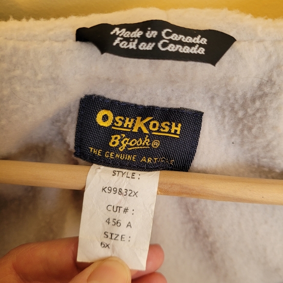 Vintage Oshkosh B'Gosh Kids 6X Spring Jacket *Made In Canada * - Picture 3 of 13